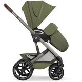 Cybex Moss Green Talos S Lux Tpe Inklusiv Foldbar Cot
