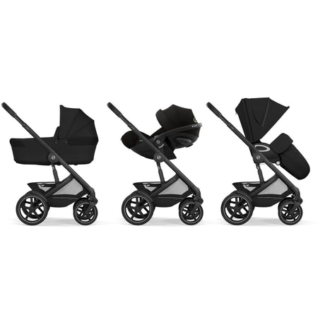 Cybex Moon Black Talos S Lux Blk Inklusiv Foldbar Cot