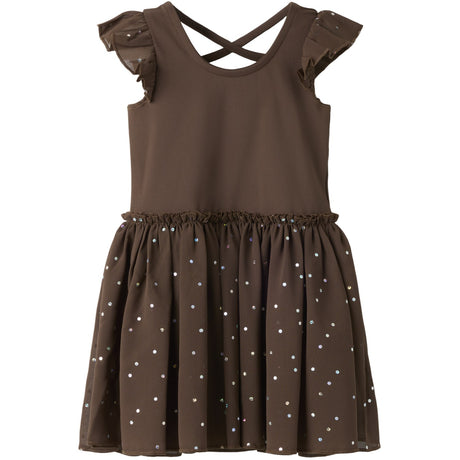 Name It Chocolate Martini Nmftulle Ss Kjole