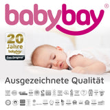 babybay® Grey Varnished Maxi Comfort Plus Co-sleeper