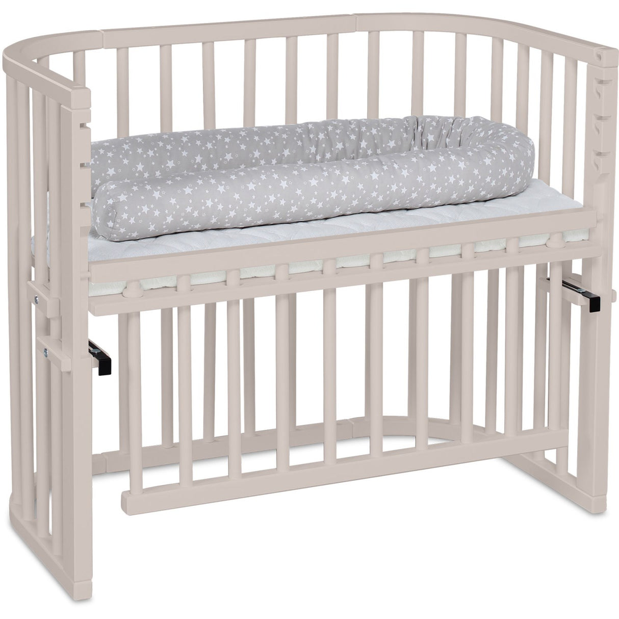 babybay® Beige Varnished Maxi Comfort Plus Co-sleeper