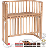 babybay® Natural Varnished Boxspring Comfort Plus Co-sleeper