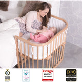babybay® Natural Varnished Maxi Comfort Plus Co-sleeper