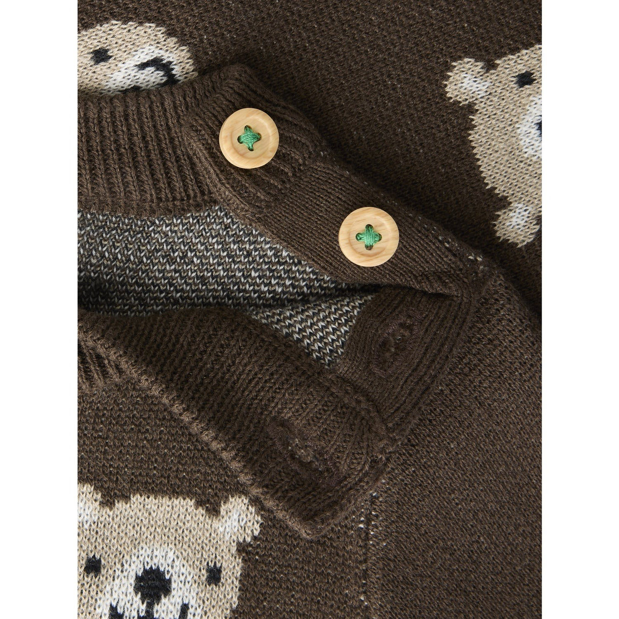 Name It Chocolate Brown Nbmneil Ls Strikk Topp