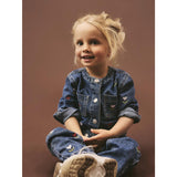 Name It Medium Blue Denim Embroided Nmfbella Mor Dnm Emb Jeans 5526-Bp