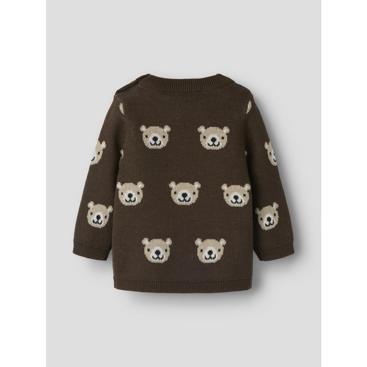 Name It Chocolate Brown Nbmneil Ls Strikk Topp