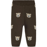 Name It Chocolate Brown Nbmneil Strikk Bukser