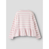 Name It Parfait Pink Cloud Dancer Nmfnilje Ls Peplum Topp
