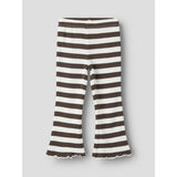 Name It Chocolate Brown Cloud Dancer Nmfnilje Bootcut Leggings