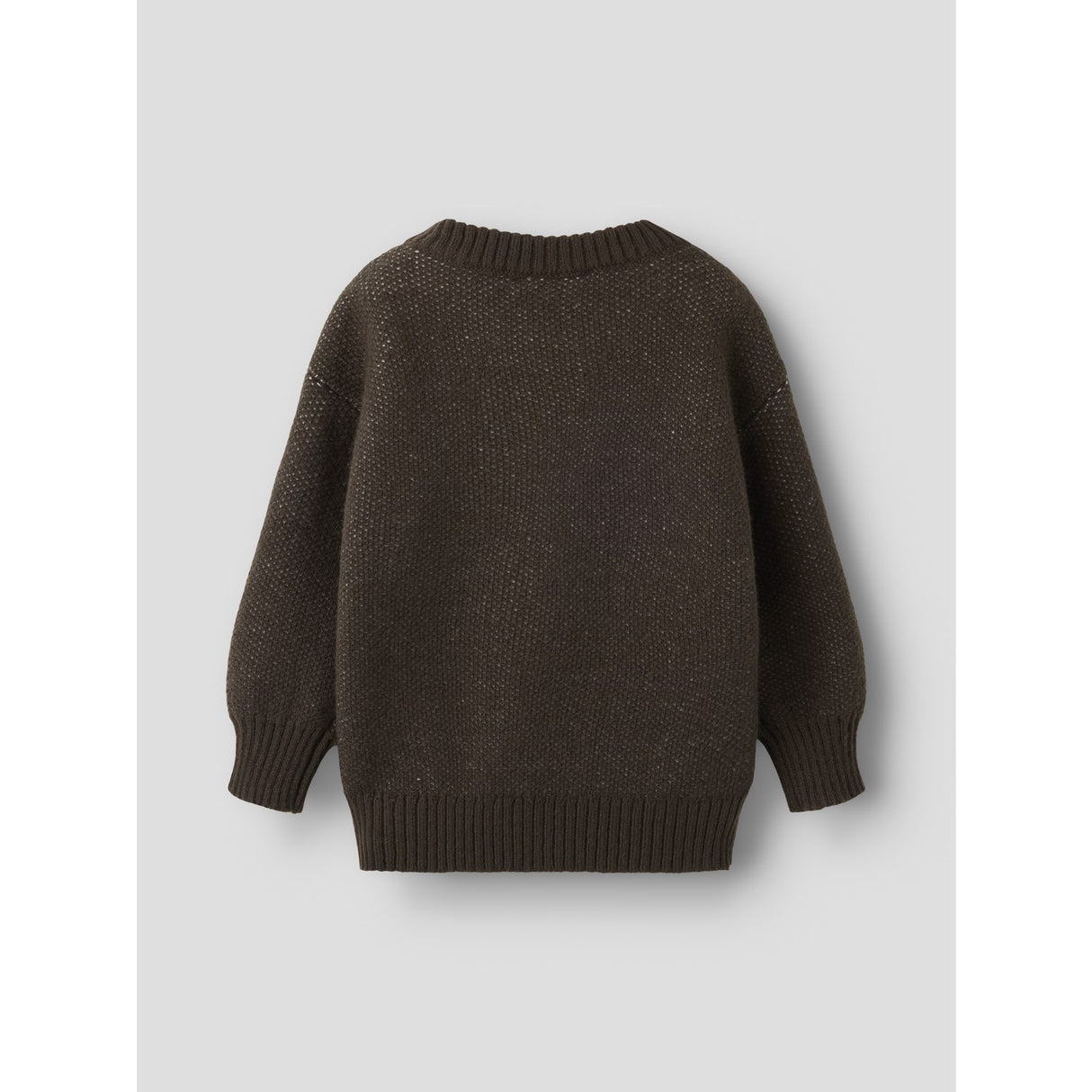 Name It Chocolate Brown Nmmnoah Ls Loose Strikk