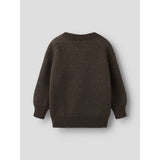Name It Chocolate Brown Nmmnoah Ls Loose Strikk