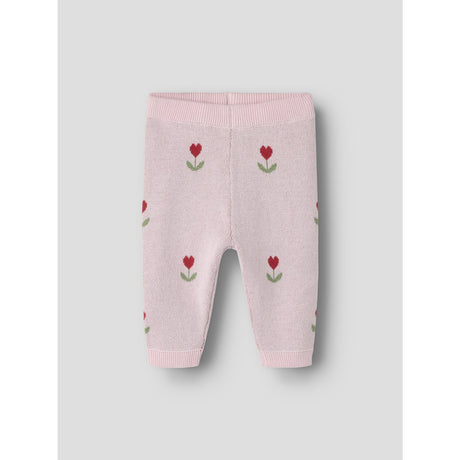 Name It Parfait Pink Nbfnela Strikk Bukser