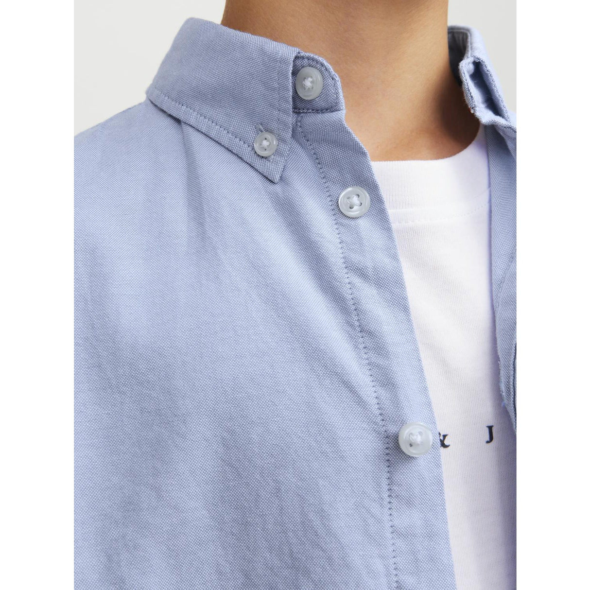 Jack & Jones Junior Cashmere Blue Jjeoxford Skjorte L/S Noos Jnr