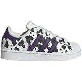 adidas Originals Crystal White Violet Ftwr White Superstar Ii C Sneakers