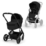 Cybex Moon Black Balios S Lux Blk Inklusiv Foldbar Cot