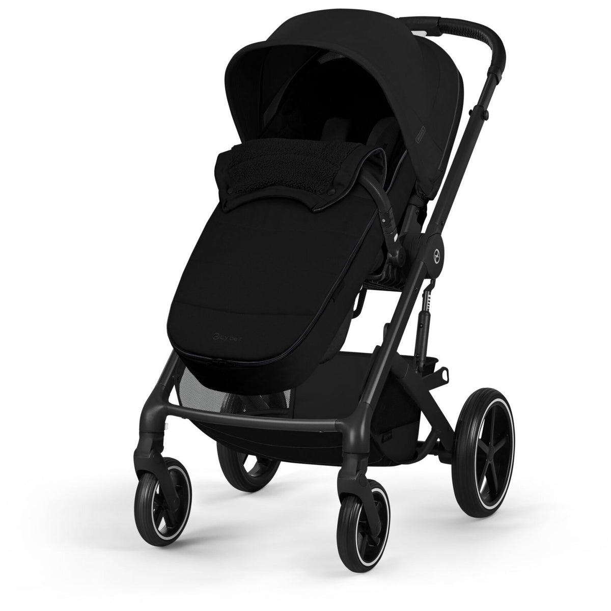 Cybex Moon Black Balios S Lux Blk Inklusiv Foldbar Cot