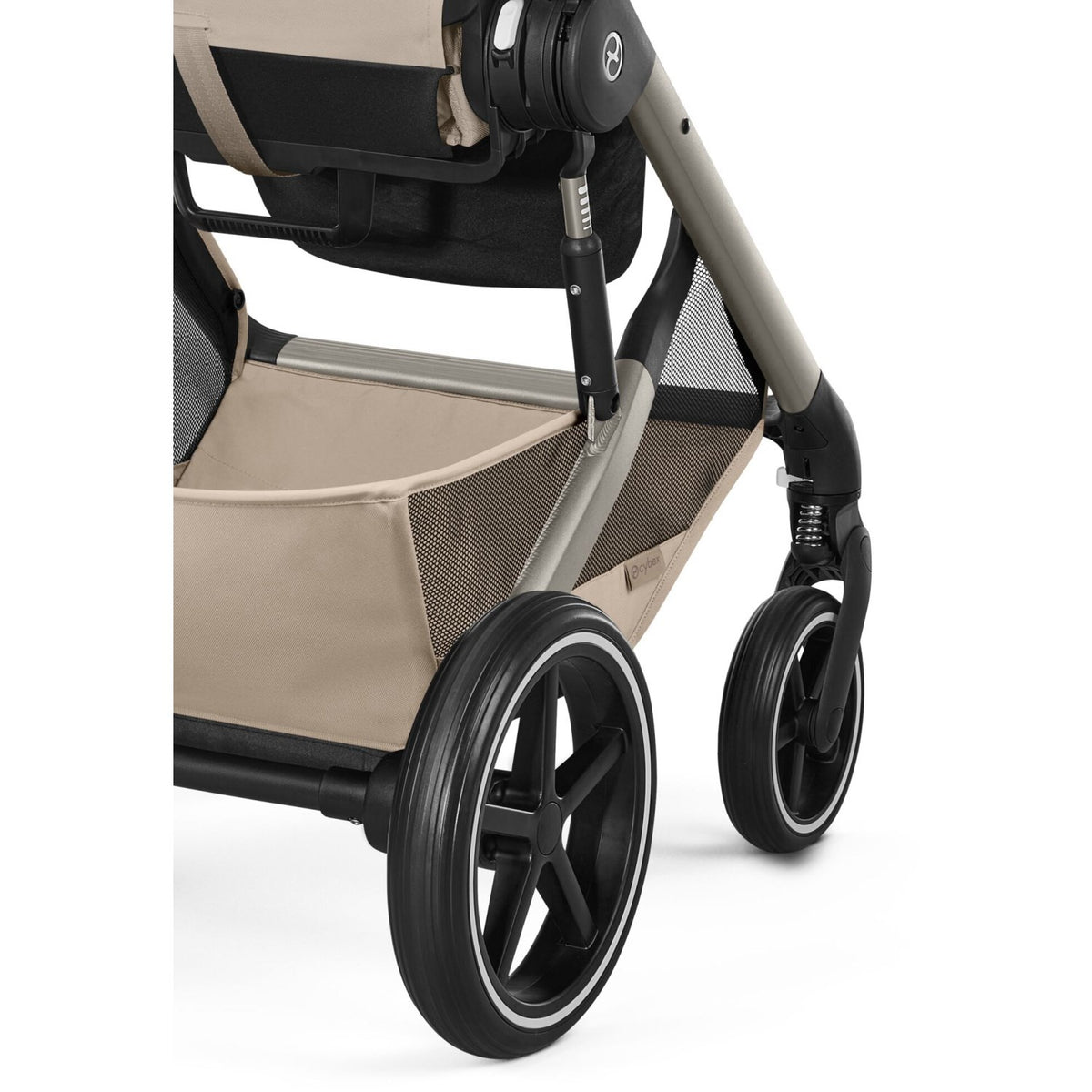 Cybex Almond Beige Balios S Lux Tpe Inklusiv Foldbar Cot