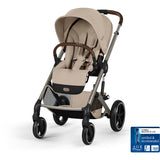 Cybex Almond Beige Balios S Lux Tpe Inklusiv Foldbar Cot