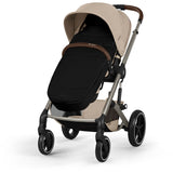 Cybex Almond Beige Balios S Lux Tpe Inklusiv Foldbar Cot