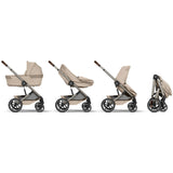 Cybex Almond Beige Balios S Lux Tpe Inklusiv Foldbar Cot