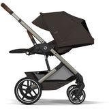 Cybex Chocolate Brown Balios S Lux Tpe Inklusiv Foldbar Cot