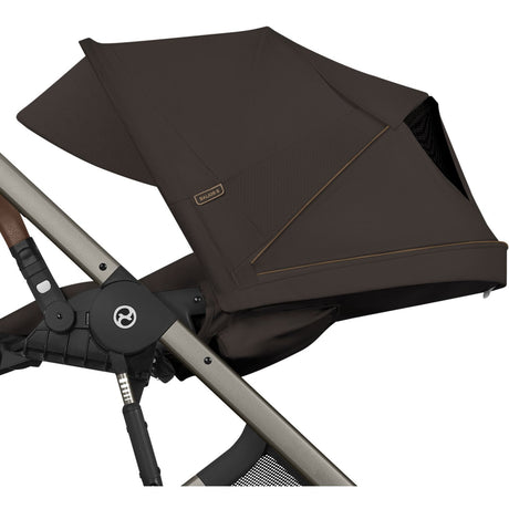 Cybex Chocolate Brown Balios S Lux Tpe Inklusiv Foldbar Cot