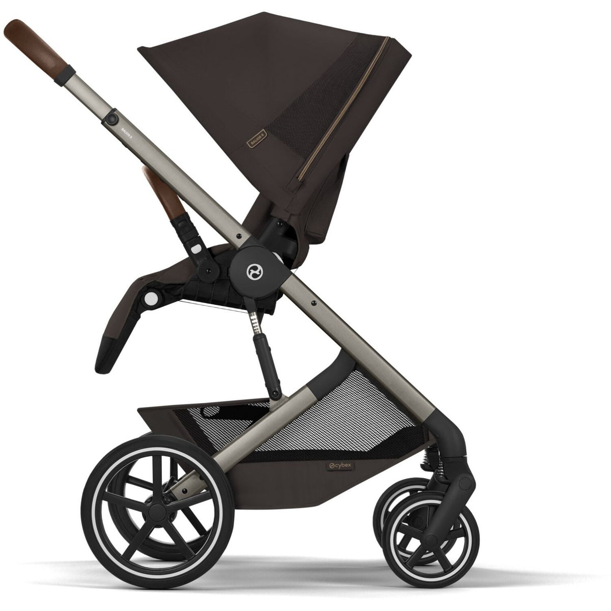 Cybex Chocolate Brown Balios S Lux Tpe Inklusiv Foldbar Cot