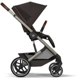Cybex Chocolate Brown Balios S Lux Tpe Inklusiv Foldbar Cot