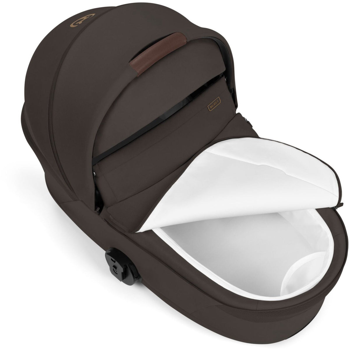Cybex Chocolate Brown Balios S Lux Tpe Inklusiv Foldbar Cot