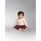 Name It Birch Bows In Mauve Shadows Nbfoana Ls Strikk Eske