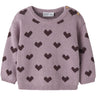 Name It Mauve Shadows Hearts In Catawba Grape Nbfoana Ls Strikk Eske