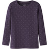 Name It Navy Cosmos Nmfodele Ls Slim Topp Bf
