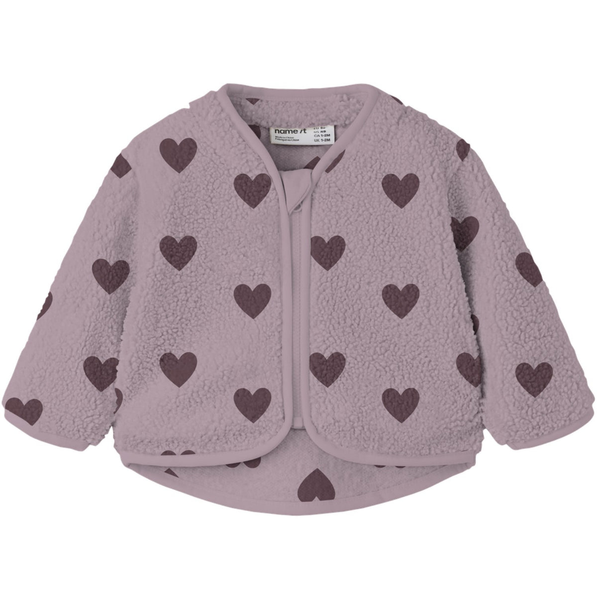 Name It Mauve Shadows Nbfolaja Nreg Teddy Jakke