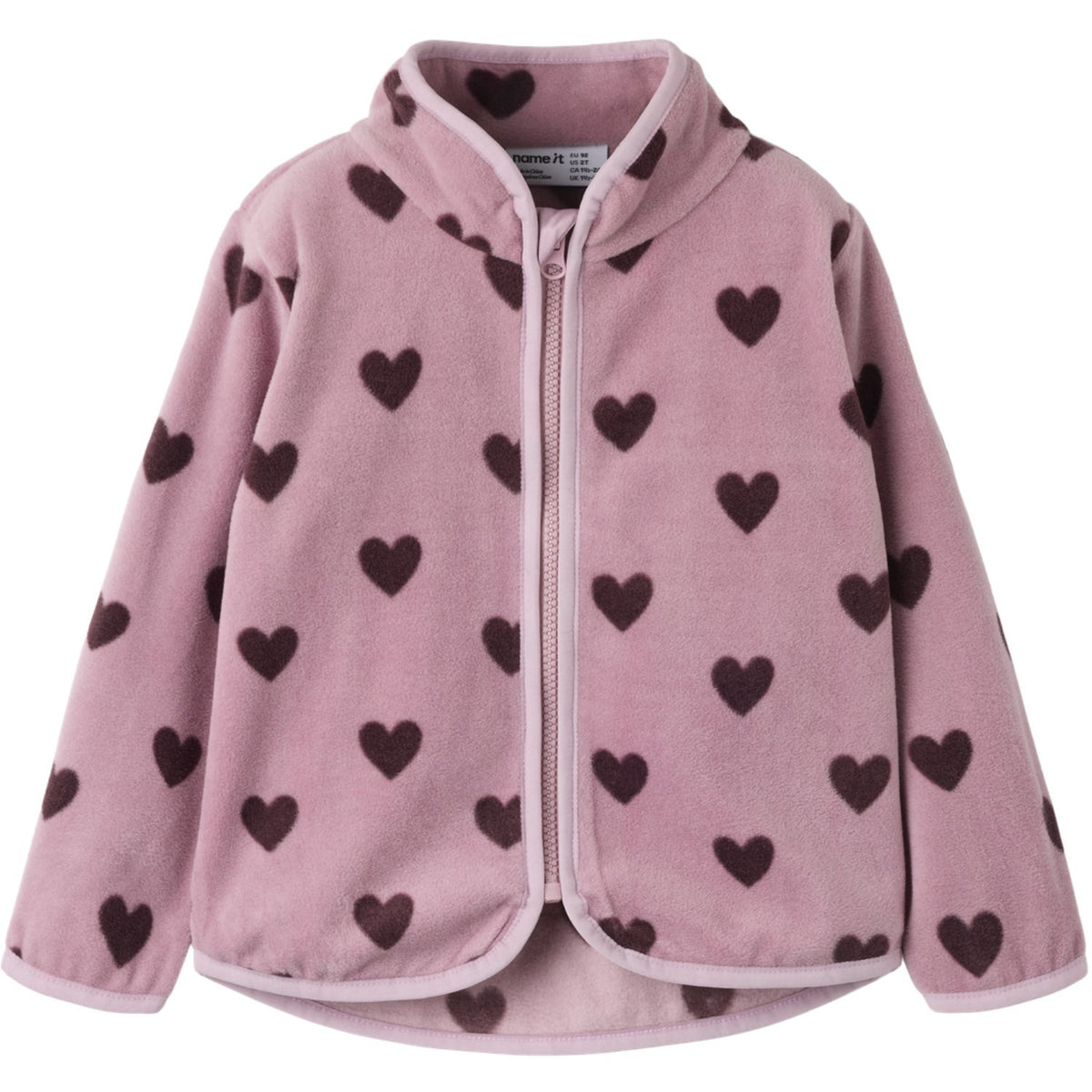 Name It Mauve Shadows Nmfolajas Nreg Fleece Jakke