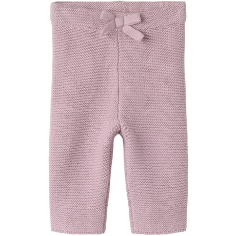 Name It Mauve Shadows Nbfolda Strikk Leggings