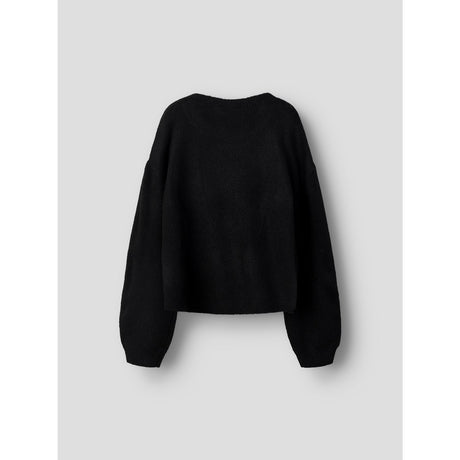 Name It Black Hearts In Birch Nkfogusse Ls Strikk