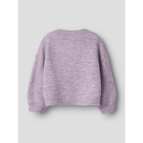Name It Mauve Shadows Birch Hearts Nmfogusse Ls Strikk