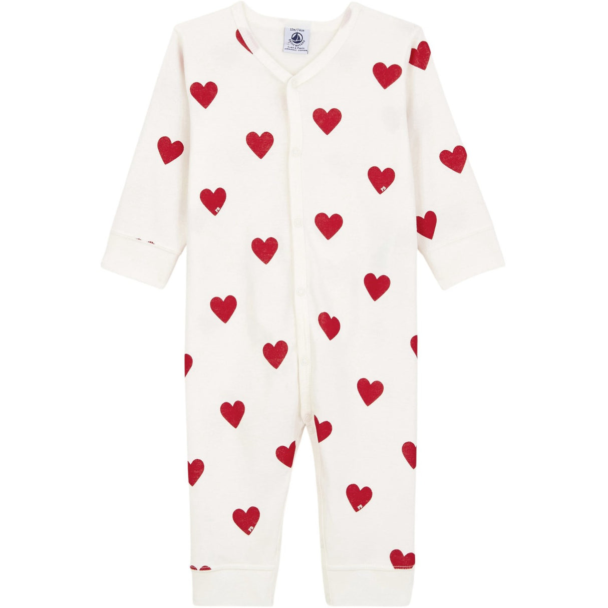 Petit Bateau Hearts Nattdrakt