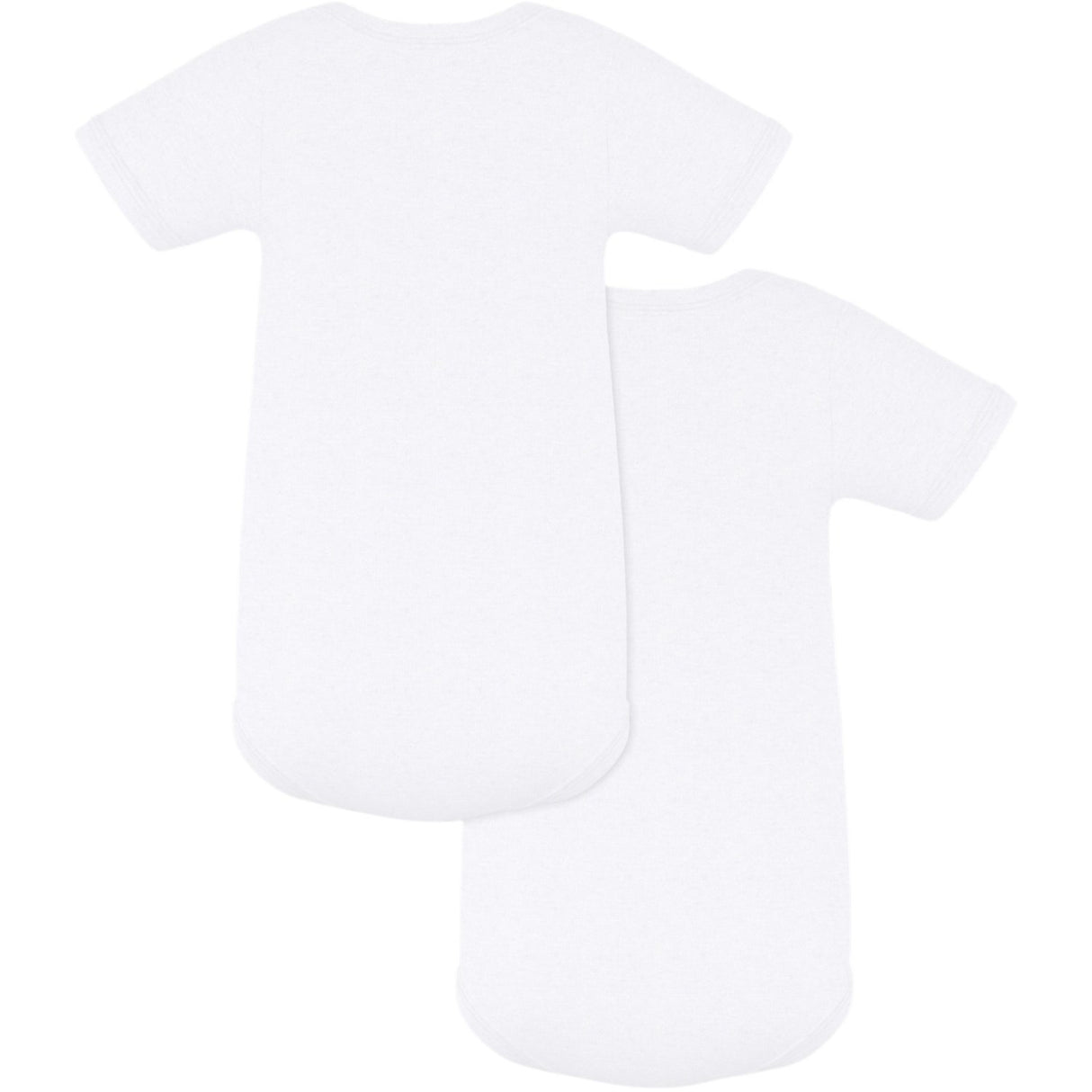 Petit Bateau White 2-pakning Body