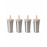 Haps Nordic Oyster Grey Ice Lolly Makers 4-Pakke