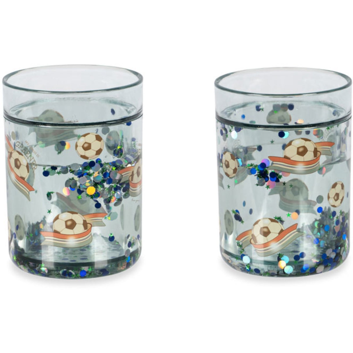 Konges Sløjd Off White/Kick It 2 Pakke Glitter Kopper
