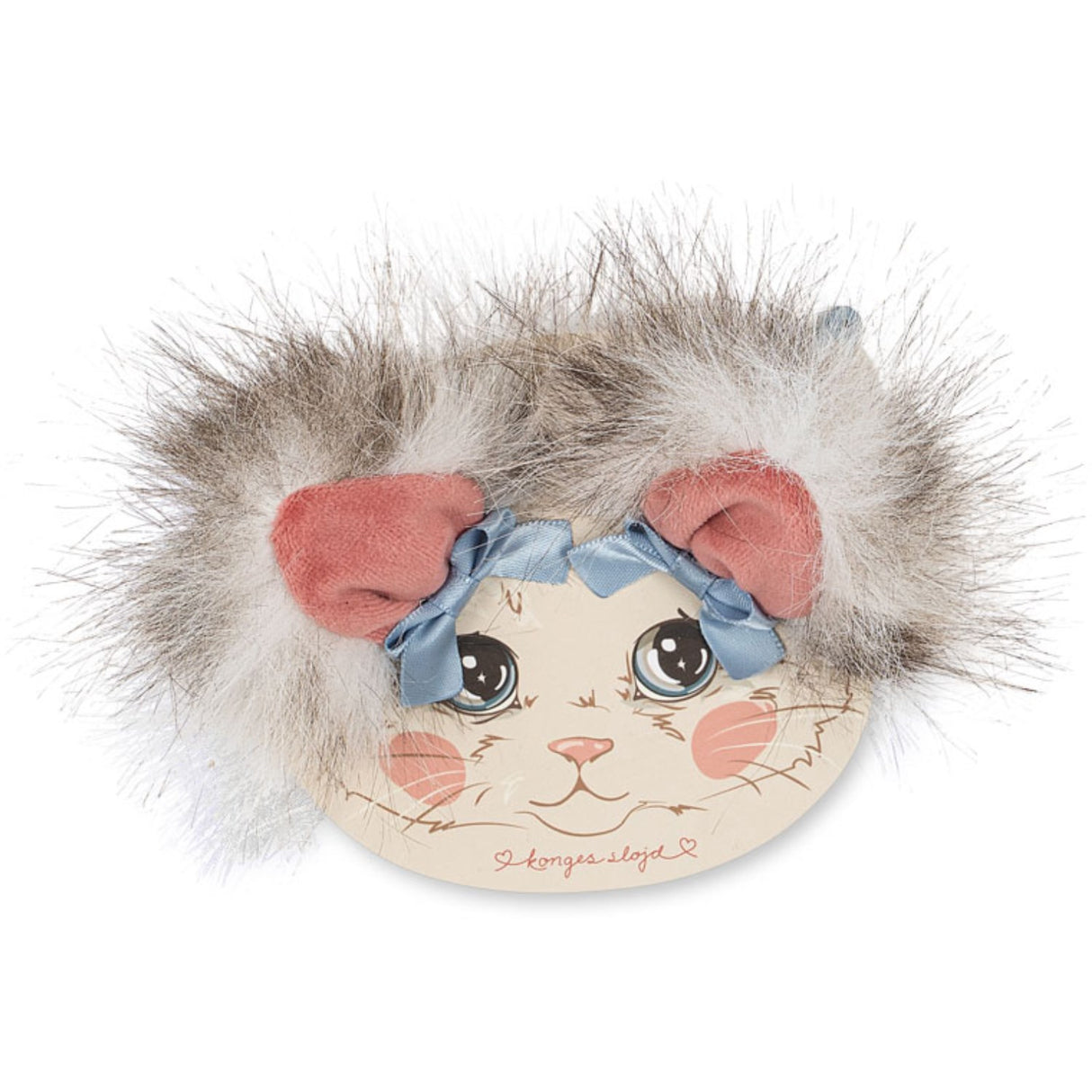 Konges Sløjd Kitty 2 Pakke Kitty Furry Ear Clip