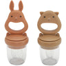Konges Sløjd Almond/Terracotta Silikon Fruit Feeding Smokk