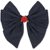 Konges Sløjd Dot Nuit Rose Rouge Bue Hair Clip