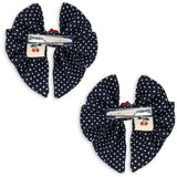 Konges Sløjd Dot Nuit 2 Pakke Rose Rouge Bue Hair Clip