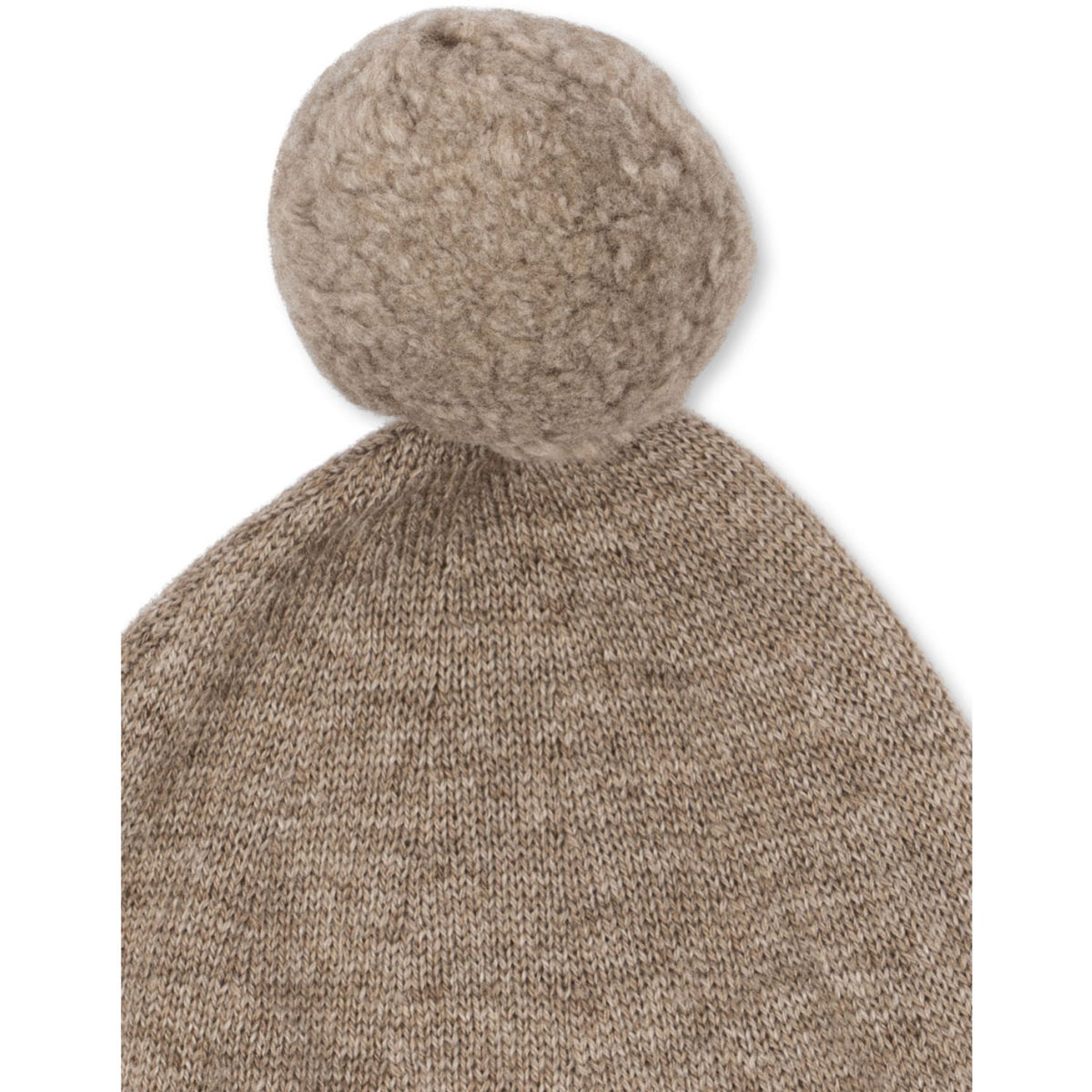 Konges Sløjd Light Brown Mattou Strikk Hjelm