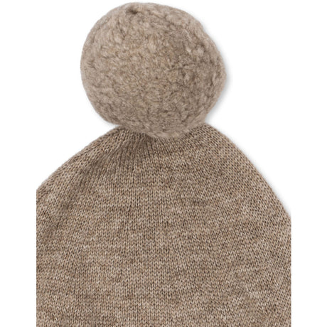 Konges Sløjd Light Brown Mattou Strikk Hjelm