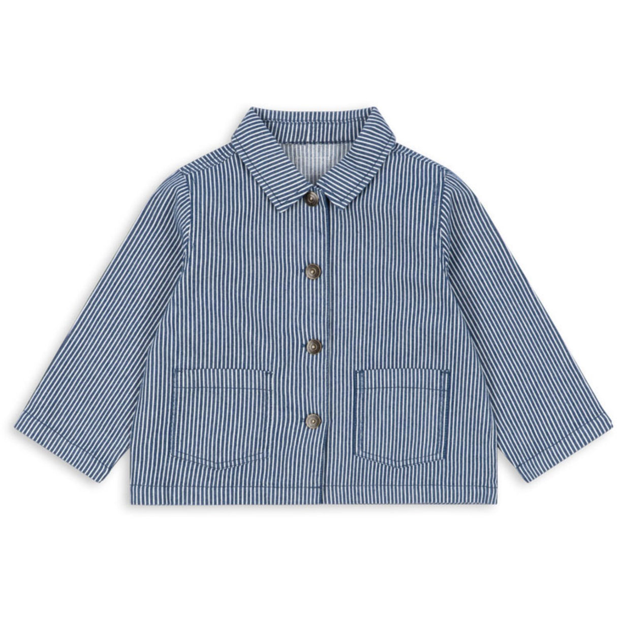 Konges Sløjd Blue Stripe Luc Skjorte Jakke Gots