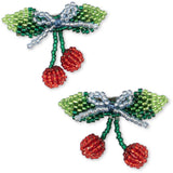 Konges Sløjd Cherry 2 Pakke Beaded Cherry Bue Hair Clip