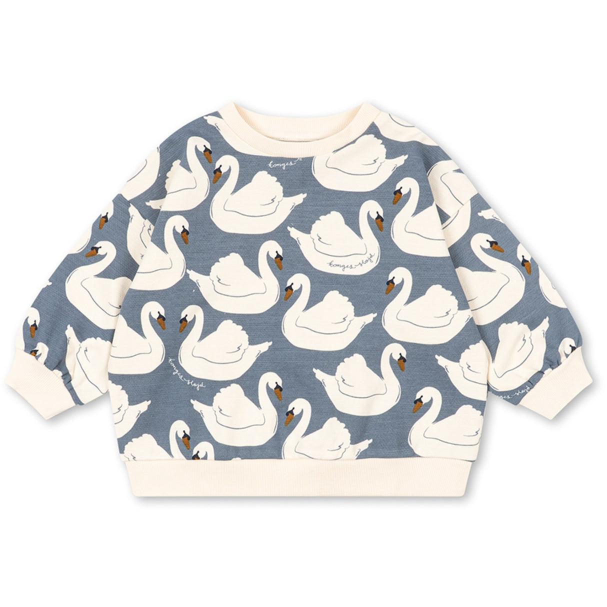 Konges Sløjd Swan Loupy Print Collegegenser Gots